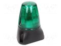 Signaller: lighting-sound; 85÷380VDC; 85÷280VAC; LED x8; green MOFLASH SIGNALLING LEDA100-05-04