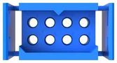 CONNECTOR HOUSING, LATCH, PET+GF, CABLE PLB08M0000/AA