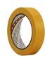 TAPE, MASKING, 50M X 18MM, GOLD 244, GOLD, 50M X 18MM