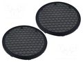 Loudspeaker grille; 155mm; Ford,Seat,VW; laguna; 2pcs. 4CARMEDIA RAM-20.208/K-LG