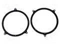 Speaker frame; 165mm; Audi; Audi A3 1994->,Audi A4 1994->; 2pcs. ACV RAM-20.404/K