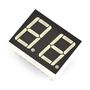 Eight-segment display x2 - 14mm green - common anode LCD-06436 5904422357610