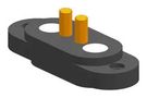 MAGNETIC CONN, TARGET HDR, 2POS, 2.84MM MP009329