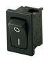 ROCKER SW, SPST, 12A, 250VAC, PANEL 1801.1908