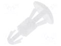 Assembly stud; polyamide; L: 7mm; snap fastener; natural; UL94V-2 FIX&FASTEN FIX-RCA-7