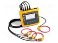 Meter: power logger; colour,LCD TFT 4,3"; Network: three-phase FLUKE FLK-1738