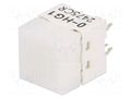 Switch: keypad; Pos: 2; SPST-NO; 0.05A/24VDC; white; LED; green; THT OMRON Electronic Components B3W-9000-HG1N