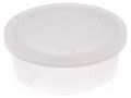 Stopper; Body: semi-transparent; Out.diam: 35.5mm; H: 12mm; LDPE SUNDPLAST KSH20