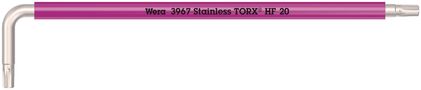 3967 SXL HF TORX® L-key Multicolour with holding function, long, stainless, TX 20x137, Wera 05022684001