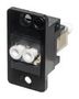 FIBRE OPTIC COUPLER, MM, LC DUPLEX JACK KOLMMDXBPM