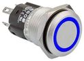 LED PANEL INDICATOR, BLUE, 16MM, 12V 82-4551.0123