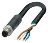 POWER CABLE, 4P, 1.5M, M12 PLUG 1425025
