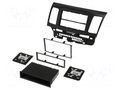 Radio frame; Mitsubishi; 2 DIN; black COMPOTECH RAM-40.258.1
