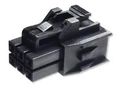 CONNECTOR HOUSING, RCPT, 6POS, 2.5MM MP-5550-06-BK