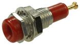 TIP JACK, 5700V, 10A, RED 105-0202-200