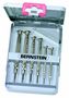 6-piece watchmaker´s screwdriver set, metall, in a metal case 4-370