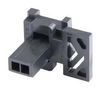 CONN HOUSING, PLUG, 2POS, 3MM, BLACK 46625-0200