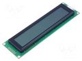 Display: LCD; alphanumeric; STN Positive; 40x4; grey; LED; PIN: 16 RAYSTAR OPTRONICS RC4004A-GHY-ESX