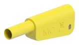 BANANA CONNECTOR, YELLOW, PLUG, 19A 66.2018-24