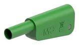 BANANA CONNECTOR, GREEN, PLUG, 32A 66.2022-25