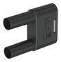 BANANA CONNECTOR, BLACK, PLUG, 32A 66.4012-21