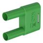 BANANA CONNECTOR, GREEN, PLUG, 32A 66.4012-25