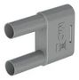 BANANA CONNECTOR, GREY, PLUG, 32A 66.4012-28