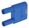 BANANA CONNECTOR, BLUE, PLUG, 32A 66.4010-23