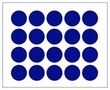 LABEL, PAPER, BLUE, 25MM MP010416