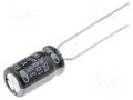 Capacitor: electrolytic; THT; 100uF; 35VDC; Ø6.3x11mm; Pitch: 2.5mm SAMWHA RD1V107M6L011BB