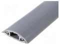 Closed cable trunkings; grey; L: 1m; PVC; H: 8mm; W: 30mm; H1: 6mm KSS WIRING RD-30