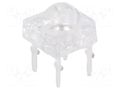 LED Super Flux; red/white; 7.62x7.62mm; bicolour; 1560÷2300mcd OPTOSUPPLY OSRWM4Z2C1D