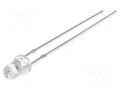 LED; yellow; 3mm; 120÷150mcd; 30°; Front: convex; 1.5÷2.2VDC OPTOSUPPLY OSY5JA3131A-1MA