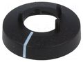 Nut cover with pointer; ABS; black; push-in; Ø: 15.5mm; Øint: 14mm OKW A7510010