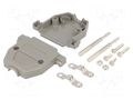 Enclosure for connectors: D-Sub; D-Sub 25pin,D-Sub HD 44pin ENCITECH CCOV25-SCL-LG