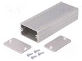 Enclosure: with panel; AKG; X: 41mm; Y: 100mm; Z: 24mm; aluminium FISCHER ELEKTRONIK AKG-41-24-100-ME