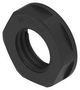 GLAND LOCKNUT, PA6, M12, 5MM, BLACK 1SNG607003R0000