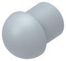 DOME PLUG, SIZE 18, PA6, 18MM, GREY 1SNG610038R0000