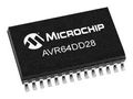 MCU, 8BIT, 24MHZ, SOIC-28 AVR64DD28-I/SO