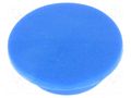 Cap; plastic; push-in; blue CLIFF K21-BLUE