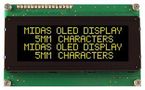 OLED MODULE, COB, 20X4, SPI, 5V MCOB42005A1V-EYS