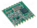 Module: RF; FM transceiver; FSK; 868MHz; SPI; -121dBm; 1.8÷3.6VDC HOPE MICROELECTRONICS RFM22-868S2