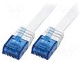 Patch cord; U/UTP; Cat: 6; RJ45 plug,both sides; stranded; Cu; 7.5m LOGILINK CF2081U