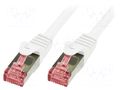 Patch cord; RJ45 plug,both sides; S/FTP; 6; stranded; Cu; 20m; LSZH LOGILINK CQ2112S