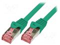 Patch cord; RJ45 plug,both sides; S/FTP; 6; stranded; Cu; LSZH LOGILINK CQ2015S