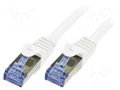 Patch cord; RJ45 plug,both sides; S/FTP; 6a; stranded; Cu; LSZH LOGILINK CQ3051S