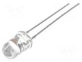 LED; pink; 5mm; candle light effect,blinking; 2000÷2500mcd; 30° OPTOSUPPLY OS5KDK5A31A