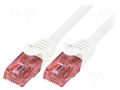 Patch cord; RJ45 plug,both sides; U/UTP; 6; stranded; Cu; LSZH LOGILINK CQ2121U