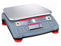 Scales; electronic,counting,precision; Scale max.load: 6kg; 210h OHAUS OHS-RC31P6