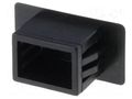 Stopper; black; -40÷85°C; polyamide; UL94V-2; A: 21.5mm; E: 1.5mm ESSENTRA RI-BPE-SC-1-01